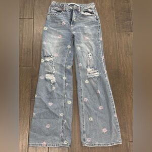 Tinseltown distressed wide leg Jeans